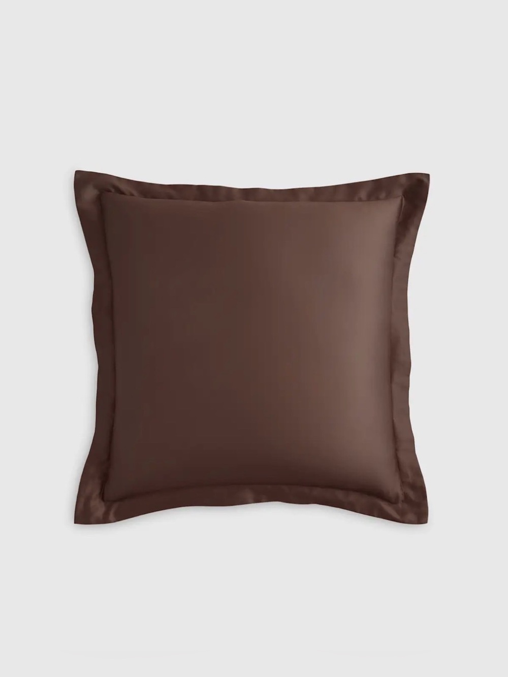 Quince Signature Giza Cotton Sateen Euro Sham in Espresso - single sham 🤎